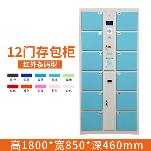 电子存包柜条码型12门