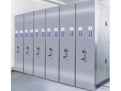 不锈钢双节柜门密集架